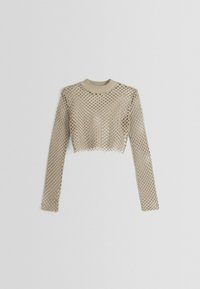 Bershka Stickad tröja - beige