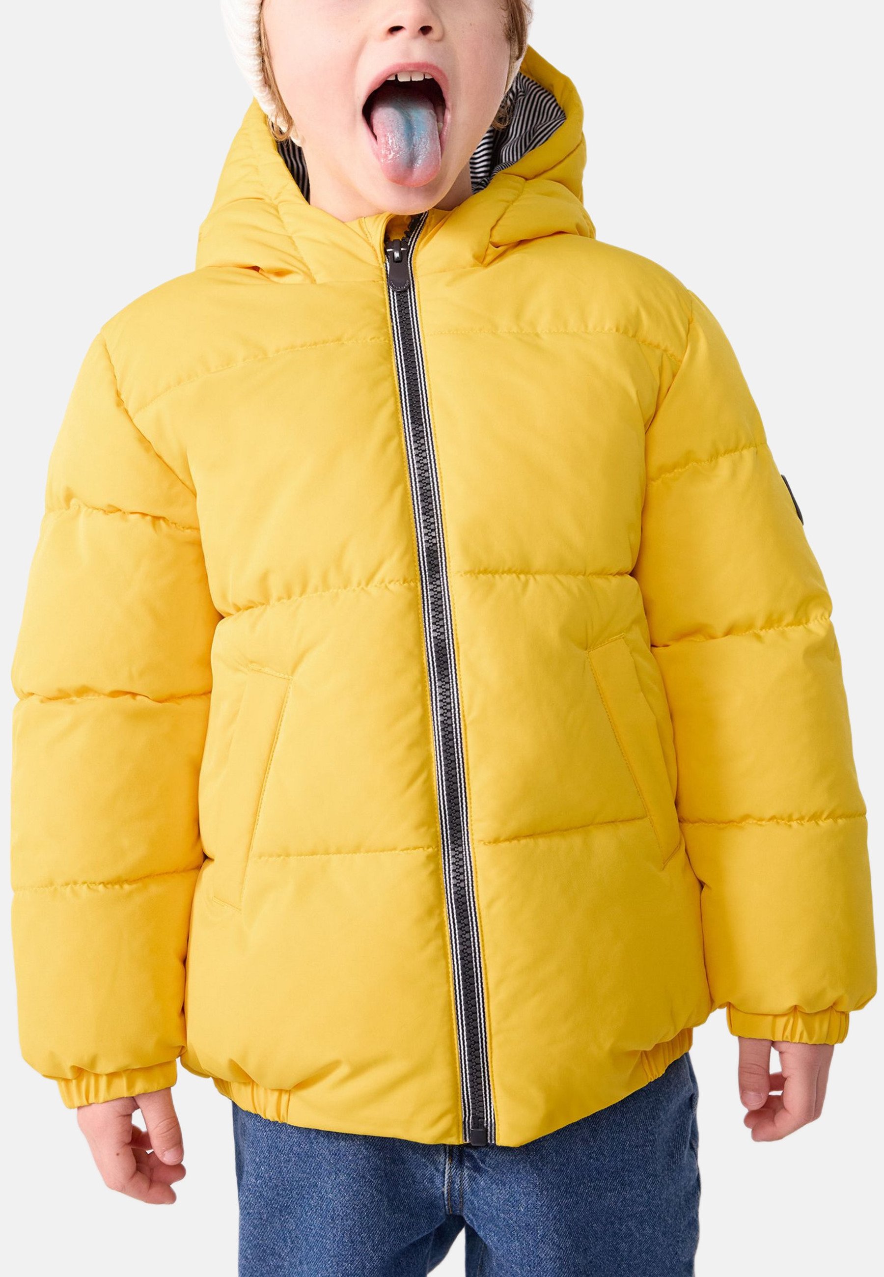 Veste Imperméable Jaune Pour Garçon 10-11 Ans (30) - Hiver, Avec Capuche