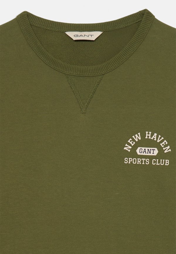 GRAPHIC C NECK UNISEX - Sweatshirt - washed olive2