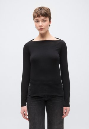 ONLKISS BOATNECK - Longsleeve - black