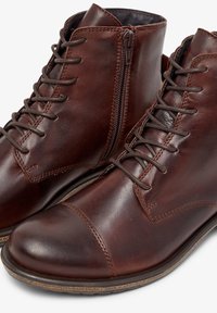 Bianco Bottines à lacets - dark brown