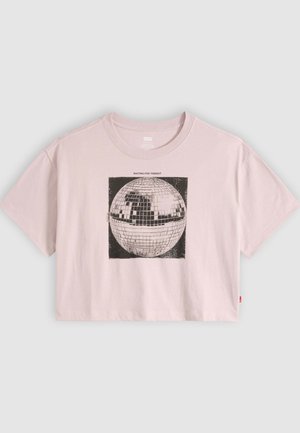 Levi's®, CROPPED ANYDAY TEE - T-shirt imprimé - lilac haze