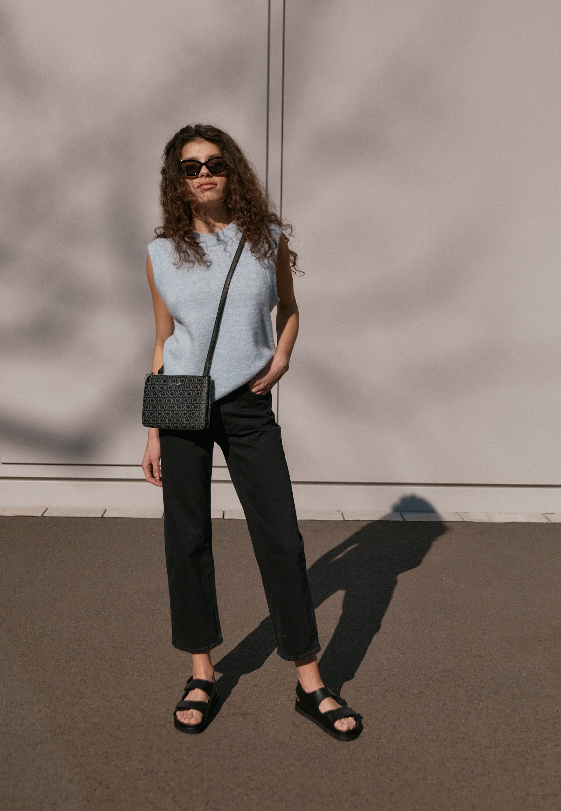 Calvin Klein MUST COMP XBODY - Borsa a tracolla - black mono/nero - Zalando .it