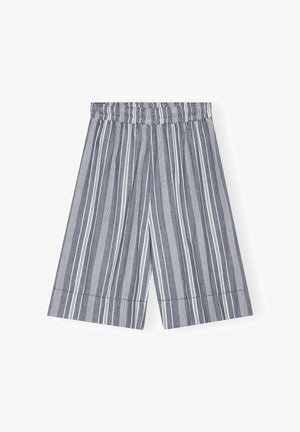 moshi moshi mind, BREEZE SHORTS STRIPE - Shorts - sea blue/white