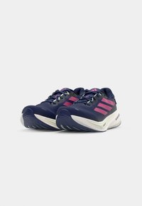 adidas Performance SUPERNOVA RISE 2 - Tenisice za cestovno trčanje - halo silver/shock pink/dark blue