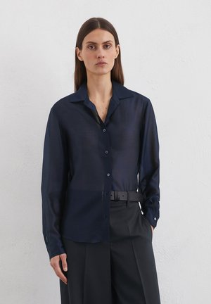 Button-down blouse - cloudless night
