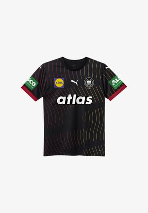 DEUTSCHLAND 2025 HANDBALL AUSWÄRT - Nacionalinės rinktinės apranga - black  red