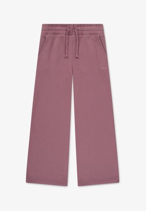 Abercrombie & Fitch ESSENTIAL WIDE LEG - Trainingsbroek - mesa rose