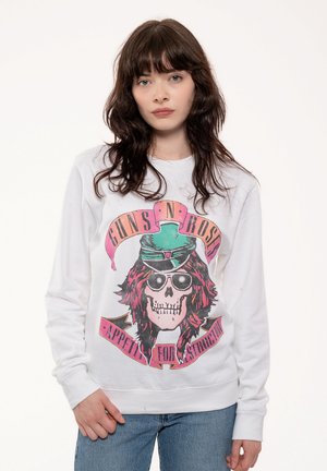 Paradiso Clothing GUNS N' ROSES AXL SKULL - Sweatshirt - white