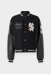 PLAYOFF VARSITY JACKET - Bomberjacks - black