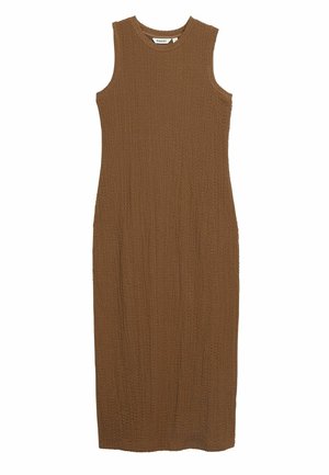 Kappahl, SLEEVELESS TEXTURED MIDI DRESS - Maksimekko - brown