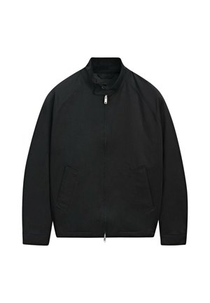 Massimo Dutti, BOMBER JACKET WITH COLLAR DETAIL - Let jakke / Sommerjakker - dark blue