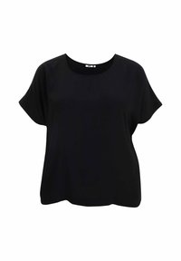 WE Fashion CURVE - T-shirt basic - black