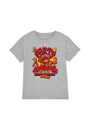 Disney, Print T-shirt - mottled light grey