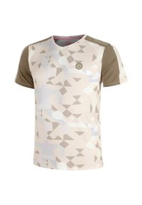 PARIS 2025 V-NECK TEE - Sport T-shirt - petrol, orange