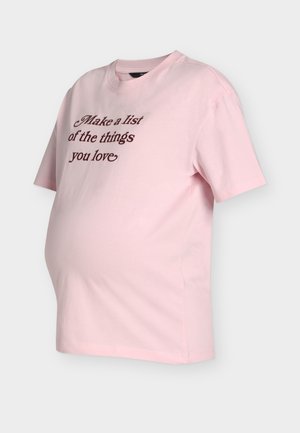 Vero Moda Maternity, VMMJOAN MIA T-SHIRT - T-shirt imprimé - pink