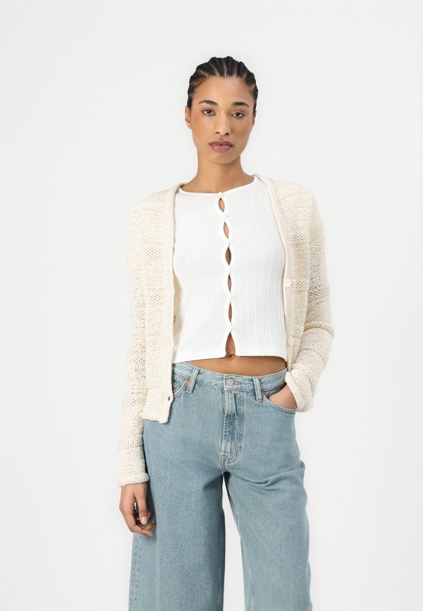 NETTIE - Cardigan - egret2