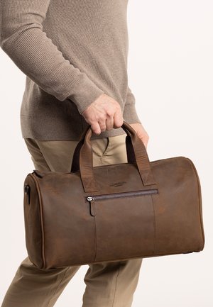 Gusti Leder, HALL - Weekendtasker - nussbaum
