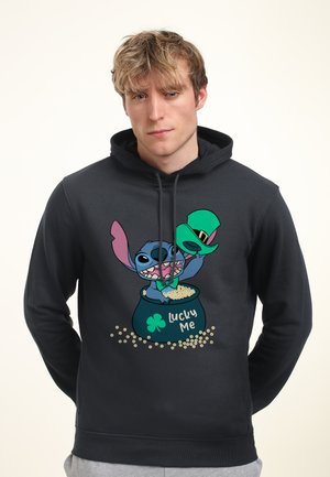 Henry Tiger, LILO & STITCH LUCKY STITCH - Felpa con cappuccio - asphalt