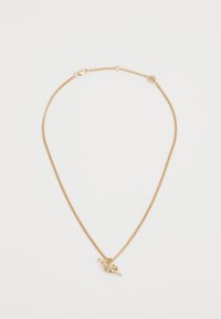 HEART & DAGGER FINE CHAIN CAST PENDANT NECKLACE - Collana - gold-coloured