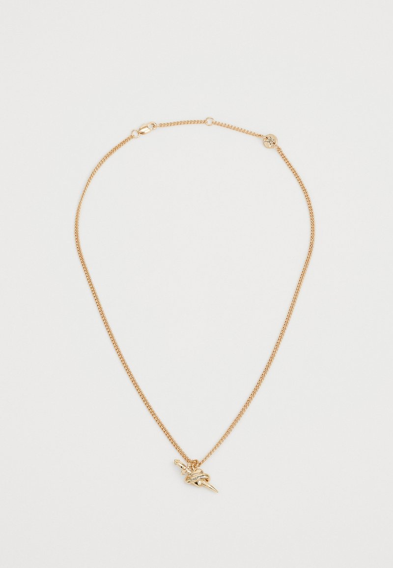 Chaîne Fine Or Jaune Plaqué – Pendentif Oiseau – Longueur 40cm