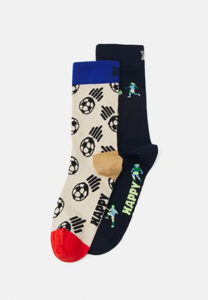 Happy Socks Weihnachtssocken Unisex - Bunt, Gemustert, Aus Baumwolle, Polyamid & Elasthan