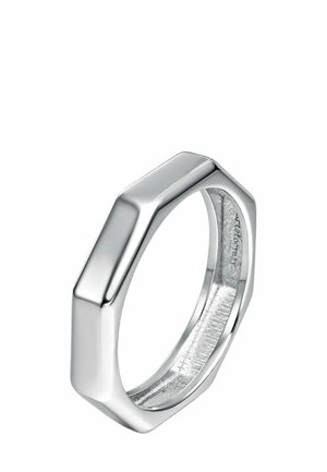CON TEXTURA GEOMÉTRICA - Anillo - silver-coloured