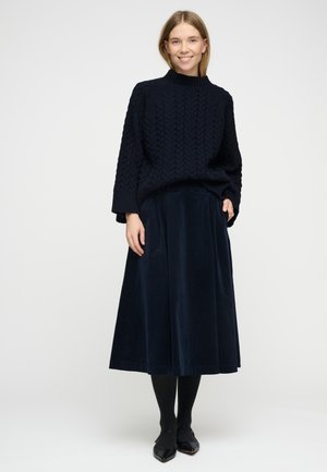 moshi moshi mind POEM  - A-lijn rok - dark navy