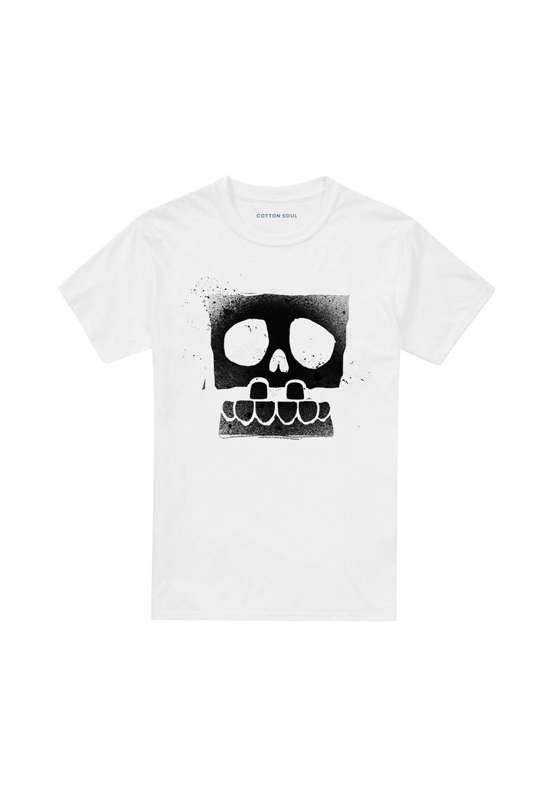 Cotton Soul SPONGEBOB SQUAREPANTS SPONGEBOB SKULL SPRAY - Print-T-Shirt ...