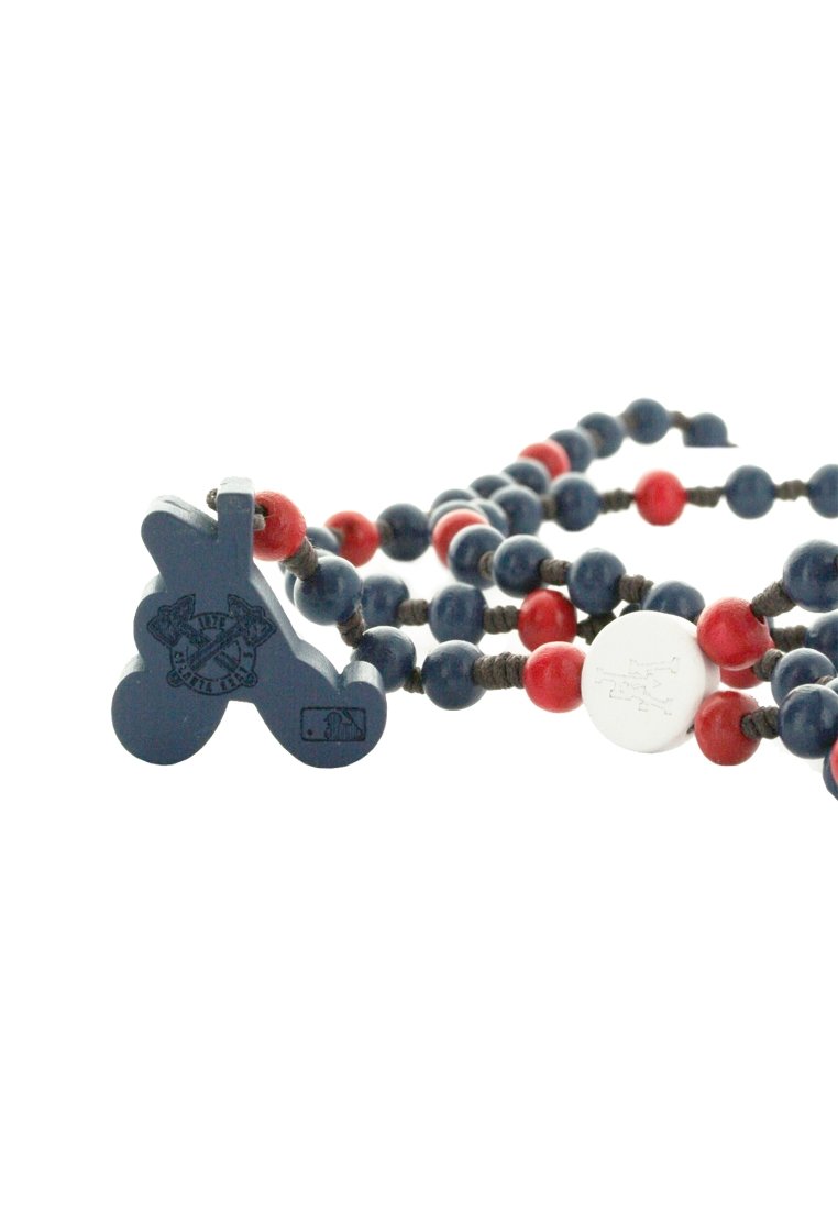 Herren Halsketten | Wood Fellas Halskette blue/red/blau - EH93409 Herren Halsketten | Wood Fellas Halskette blue/red/blau - EH93409