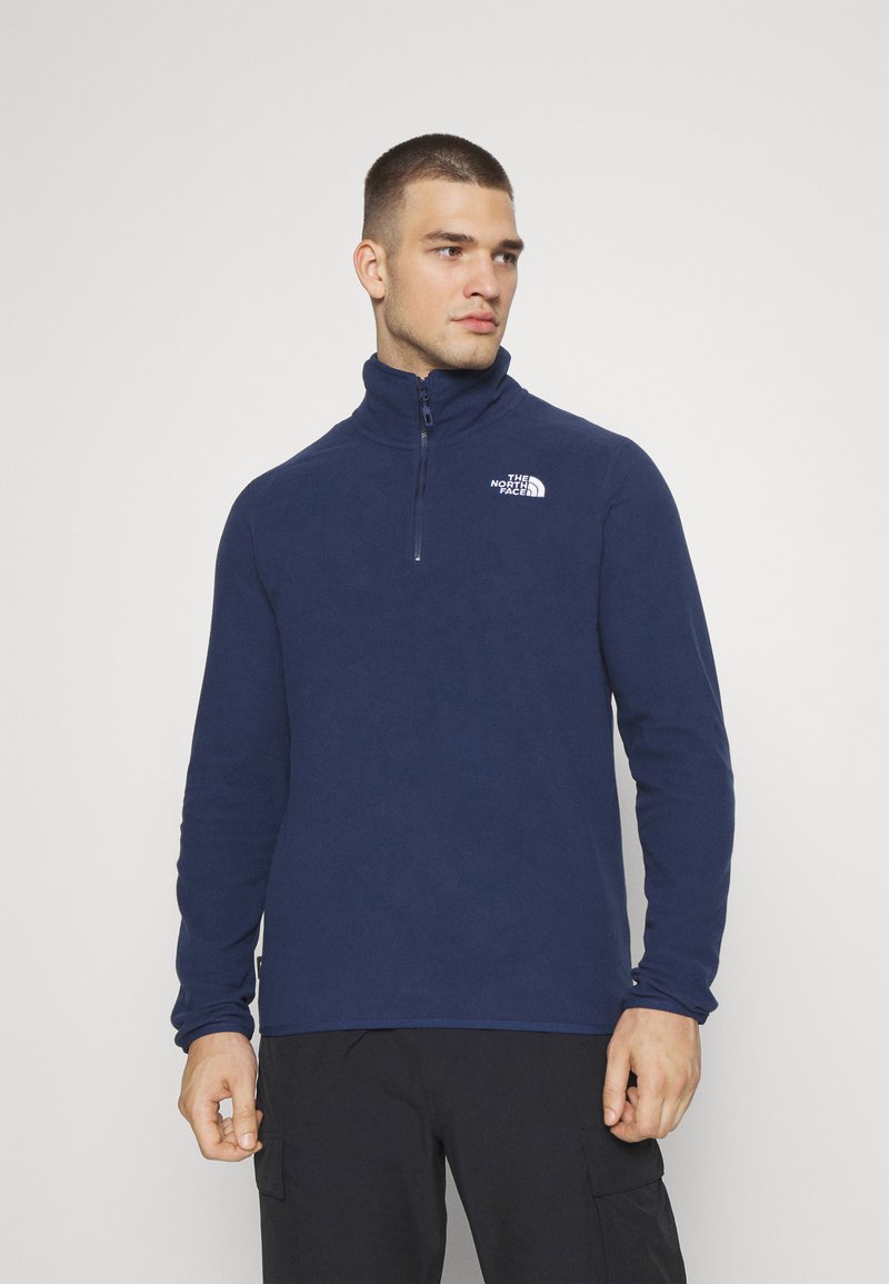 The North Face GLACIER 1/4 ZIP - Fleecová mikina - summit navy