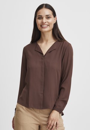 HIALICE SHIRT - - Camicetta - chicory coffee