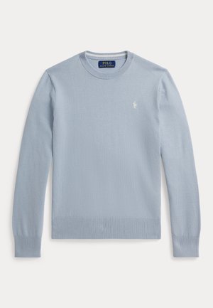 COTTON CREWNECK SWEATER 7-14Y - Maglione - estate blue
