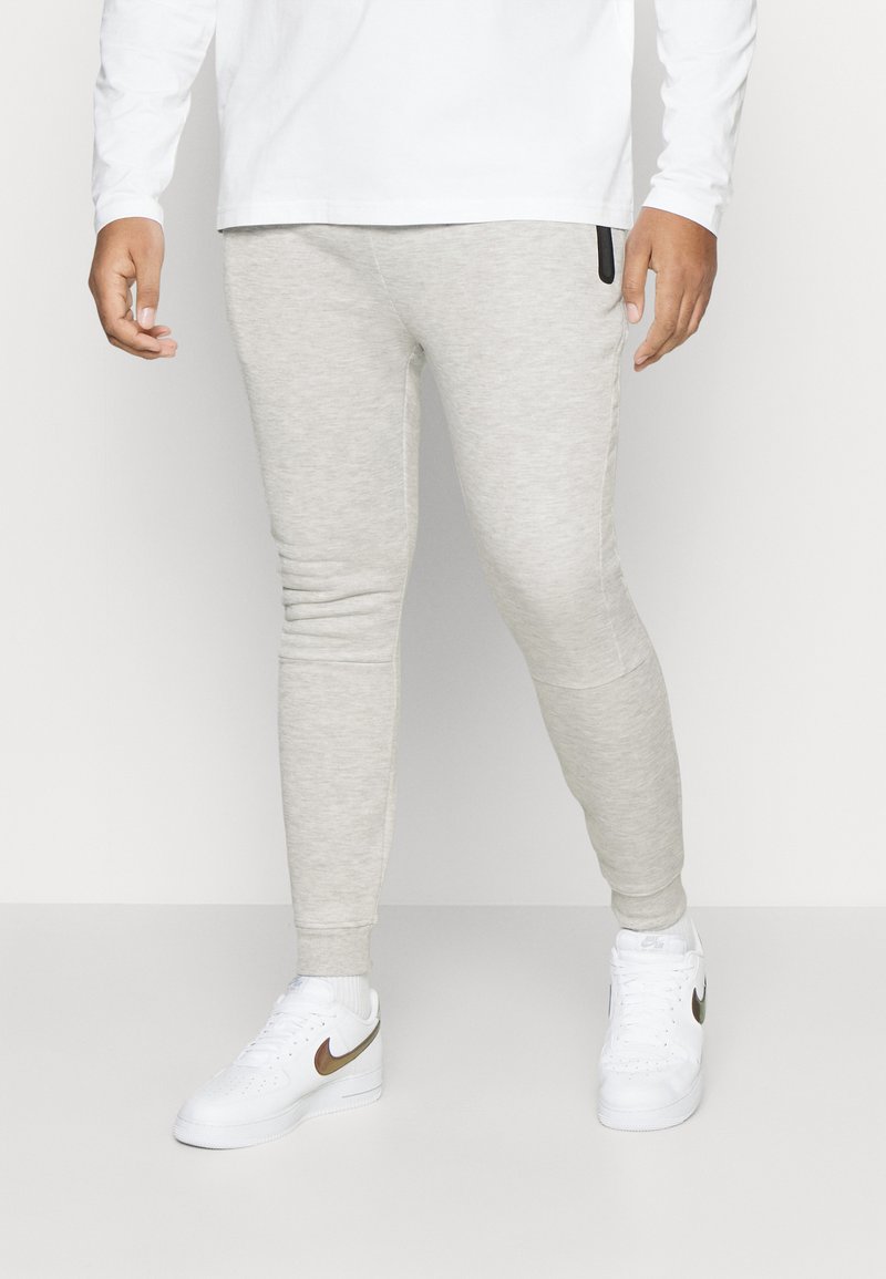 Brave Soul Tracksuit bottoms light grey marl/mottled light grey