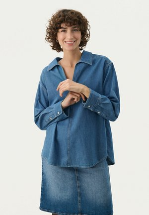 Blúz - medium blue denim