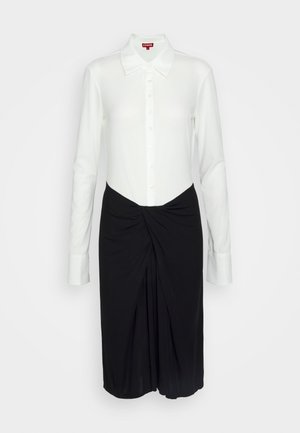 STAUD BRENDAN DRESS - Day dress - white/black