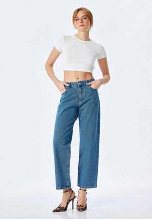 Jeans straight leg - blue denim