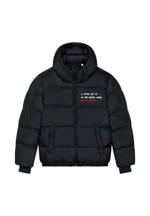 BRUTAL EMBROIDERY UNISEX PUFFER  - Winterjacke - black