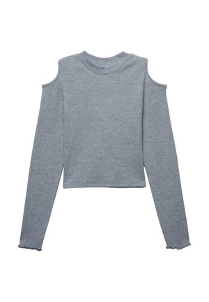 Maglietta a manica lunga - grigio medio melange