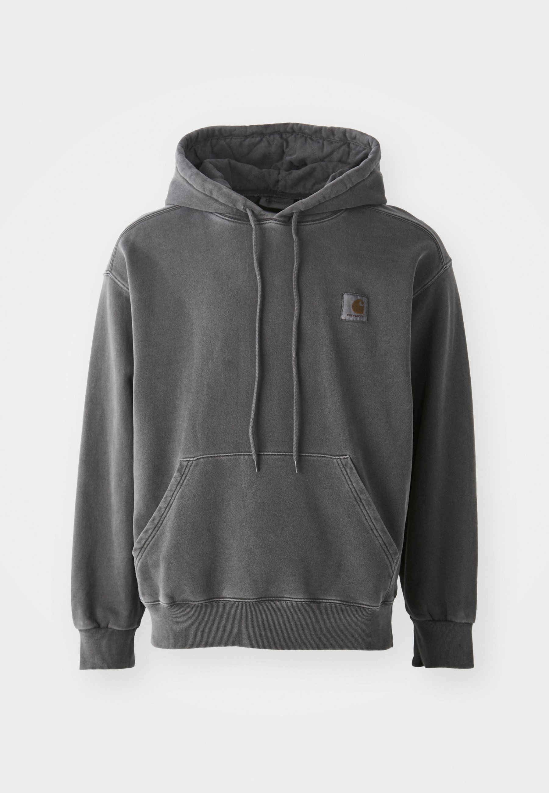 Carhartt WIP HOODED NELSON - Sweatshirt - graphite garment dyed