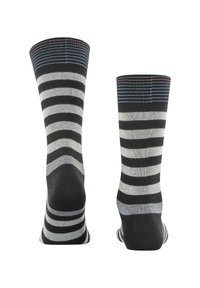 Burlington 3ER PACK STREIFEN LOGO ONE SIZE - Calze - schwarz grau