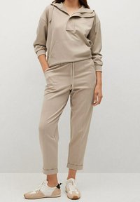 Mango Jersey con capucha - sand