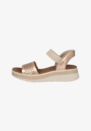 Skechers, SANDALIAS SLIP-INS BOBS SUN RAY - Alpargatas - metalizado