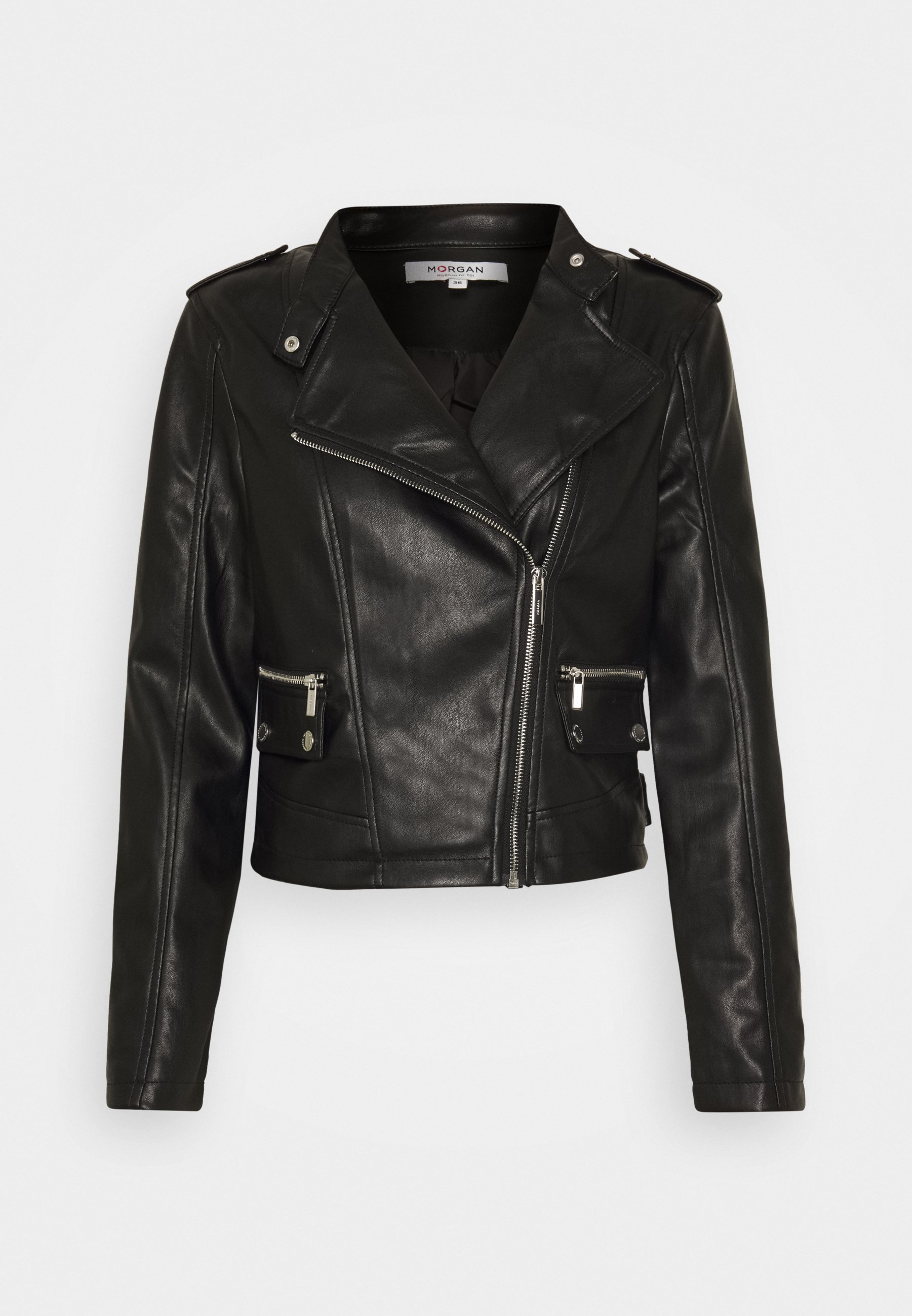 Morgan Veste en similicuir noir ZALANDO.FR Morgan Veste en similicuir noir ZALANDO.FR