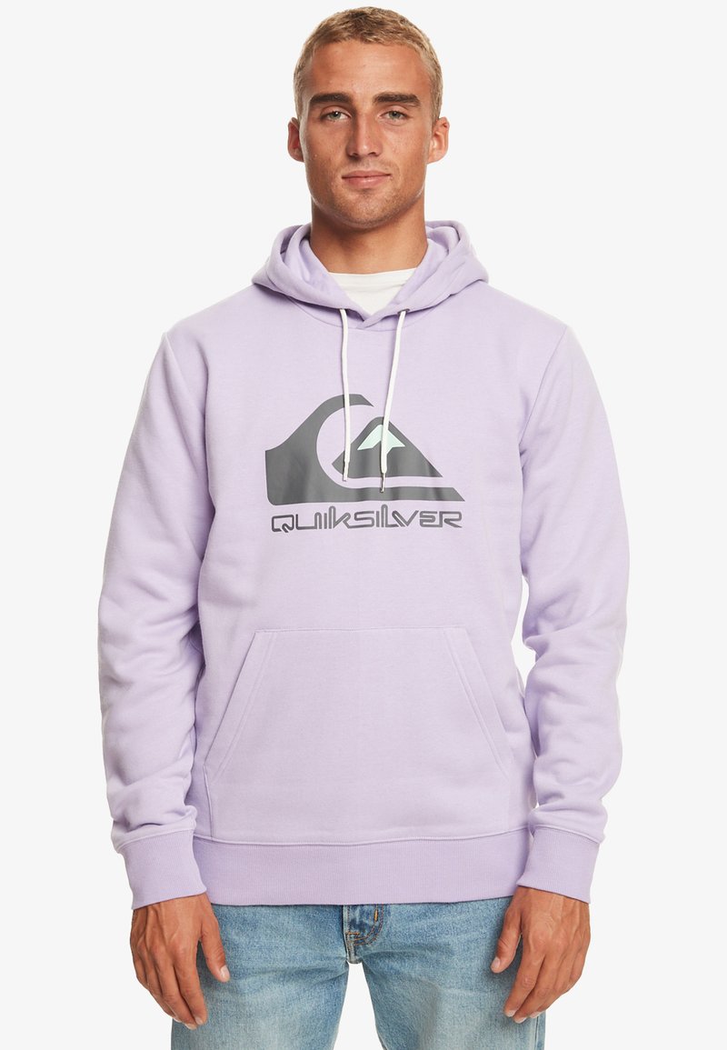 Quiksilver BIG LOGO - Mikina s kapucí - purple