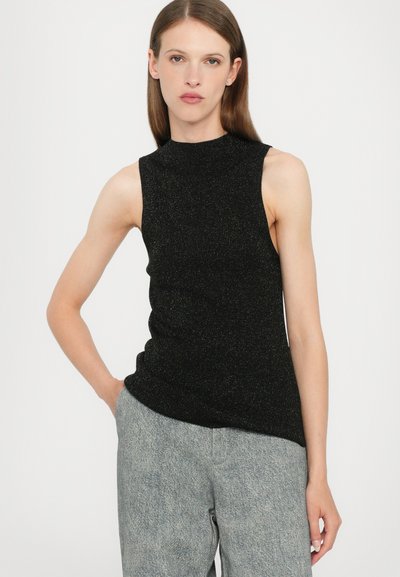 CLOSED SLEEVELESS - Μπλούζα - black