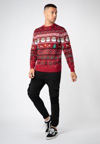Sublevel Strickpullover - red