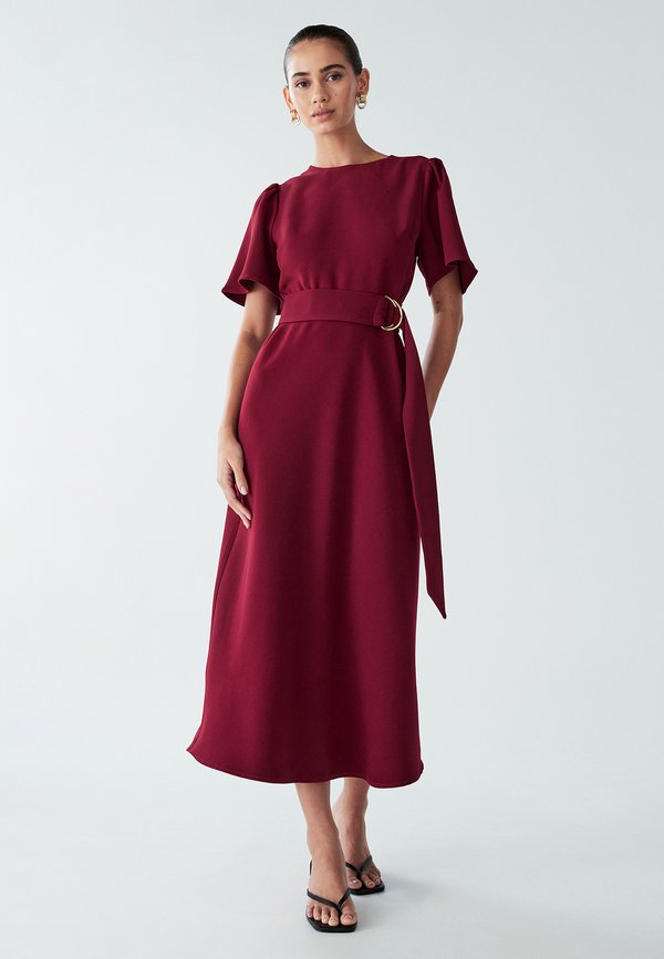 BESSI MIDI - Cocktailkleid/festliches Kleid - burgundy