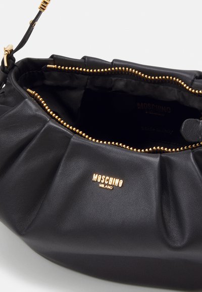 MOSCHINO MINI LETTERING - Håndtasker - black