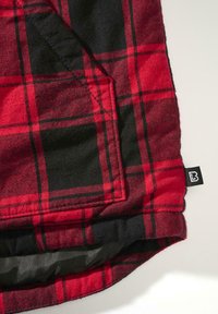 Brandit LUMBER - Strukirani kaput - red/black